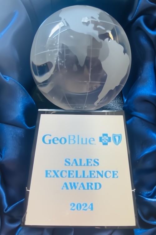 GeoBlue Sales insurance award SYIG