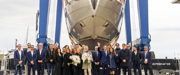 Yachting event boat launch